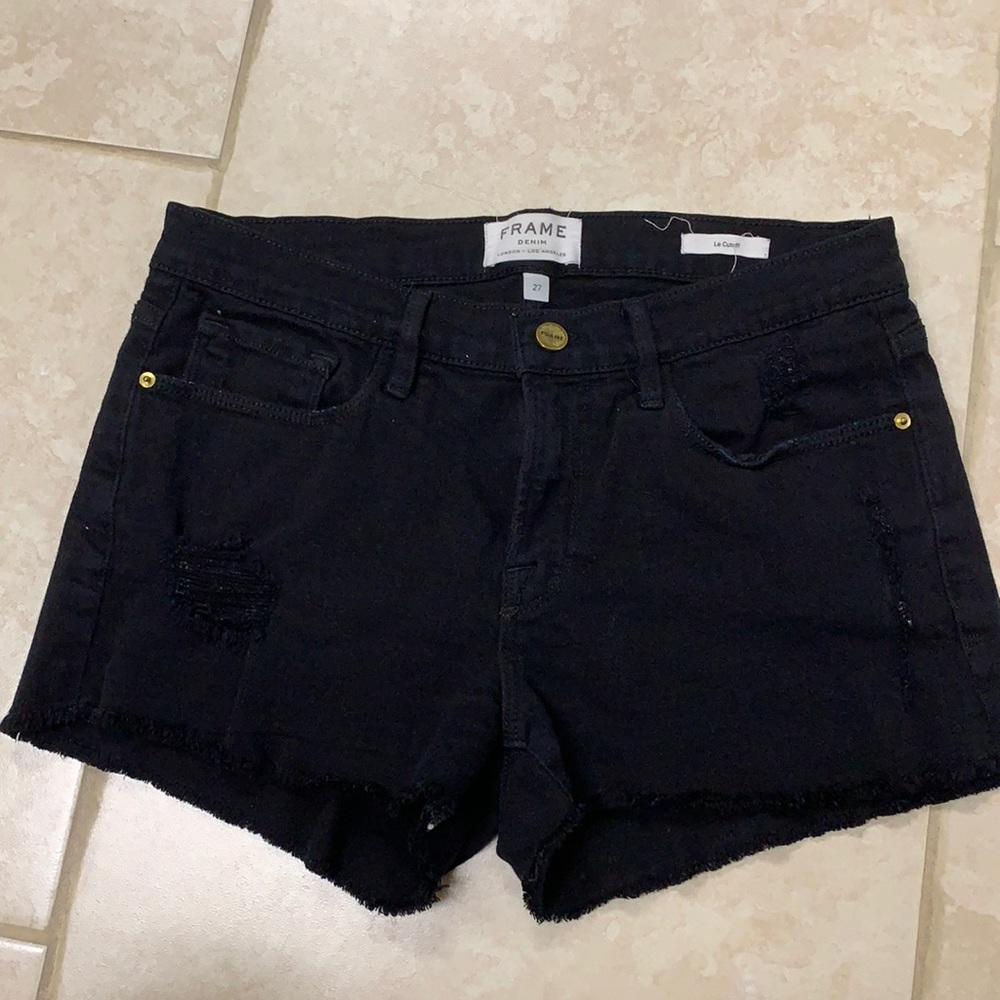 Frame Le Cutoff Shorts